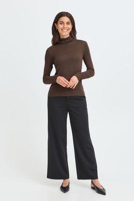 Fransa FRMary Turtleneck Hot Fudge Fransa FRMary Turtleneck Hot Fudge