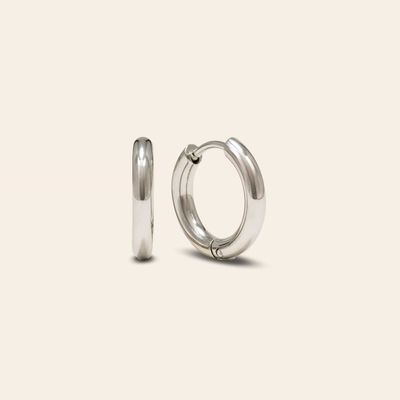 Lover's Tempo Waterproof Tube 15mm Hoop Earrings
