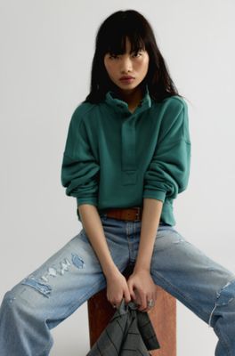 Free People Timeless Pullover Aqua