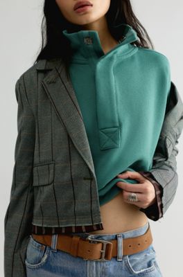 Free People Timeless Pullover Aqua