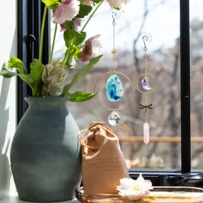 Scout Stone Suncatcher Sun/Blue Agate Scout Stone Suncatcher Sun/Blue Agate