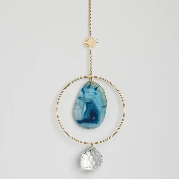 Scout Stone Suncatcher Sun/Blue Agate
