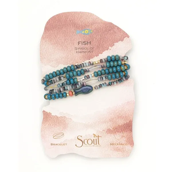Scout Ceramic Bead Wrap Harmony/Fish Scout Ceramic Bead Wrap Harmony/Fish