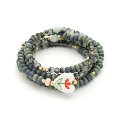 Scout Ceramic Bead Wrap Love/Heart