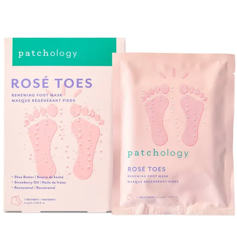 Patchology Rose Toes Renewing Foot Mask