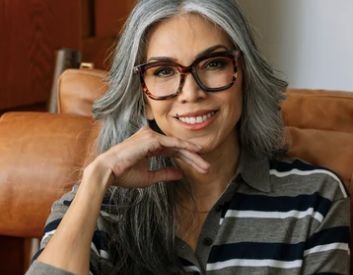 Peepers Cleo Brown Ombre Horn