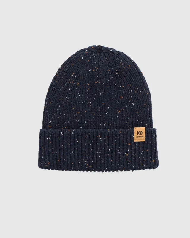 Ten Tree Bristow Fleck Beanie Midnight Blue Fleck