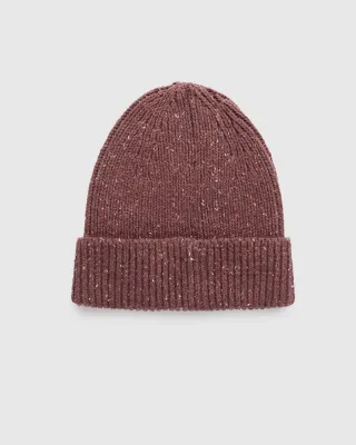 Ten Tree Bristow Fleck Beanie Mauve Stone Fleck