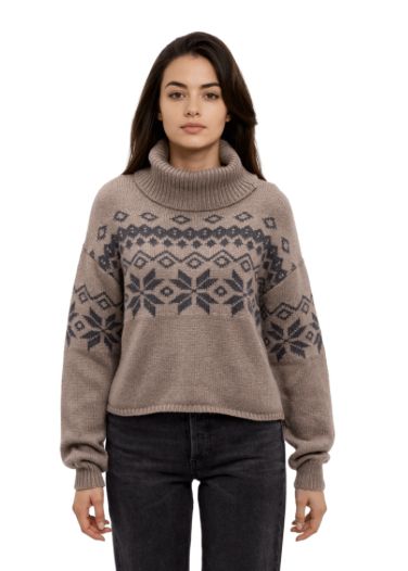 Ten Tree W Moray Sweater Ashwood Heather