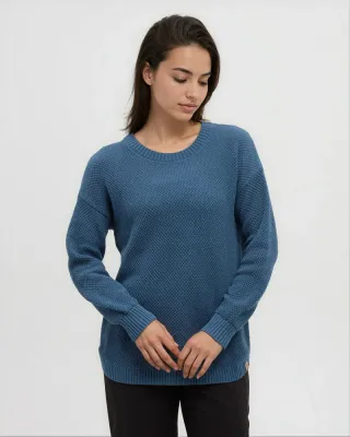 Ten Tree W Broughton Sweater Blue Horizon