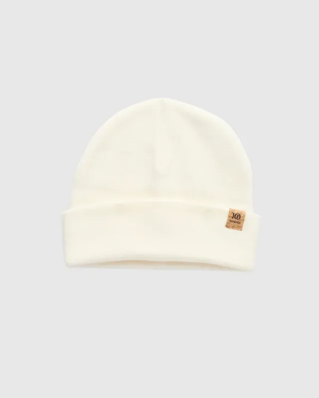 Ten Tree Wool Kurt Beanie Vintage White