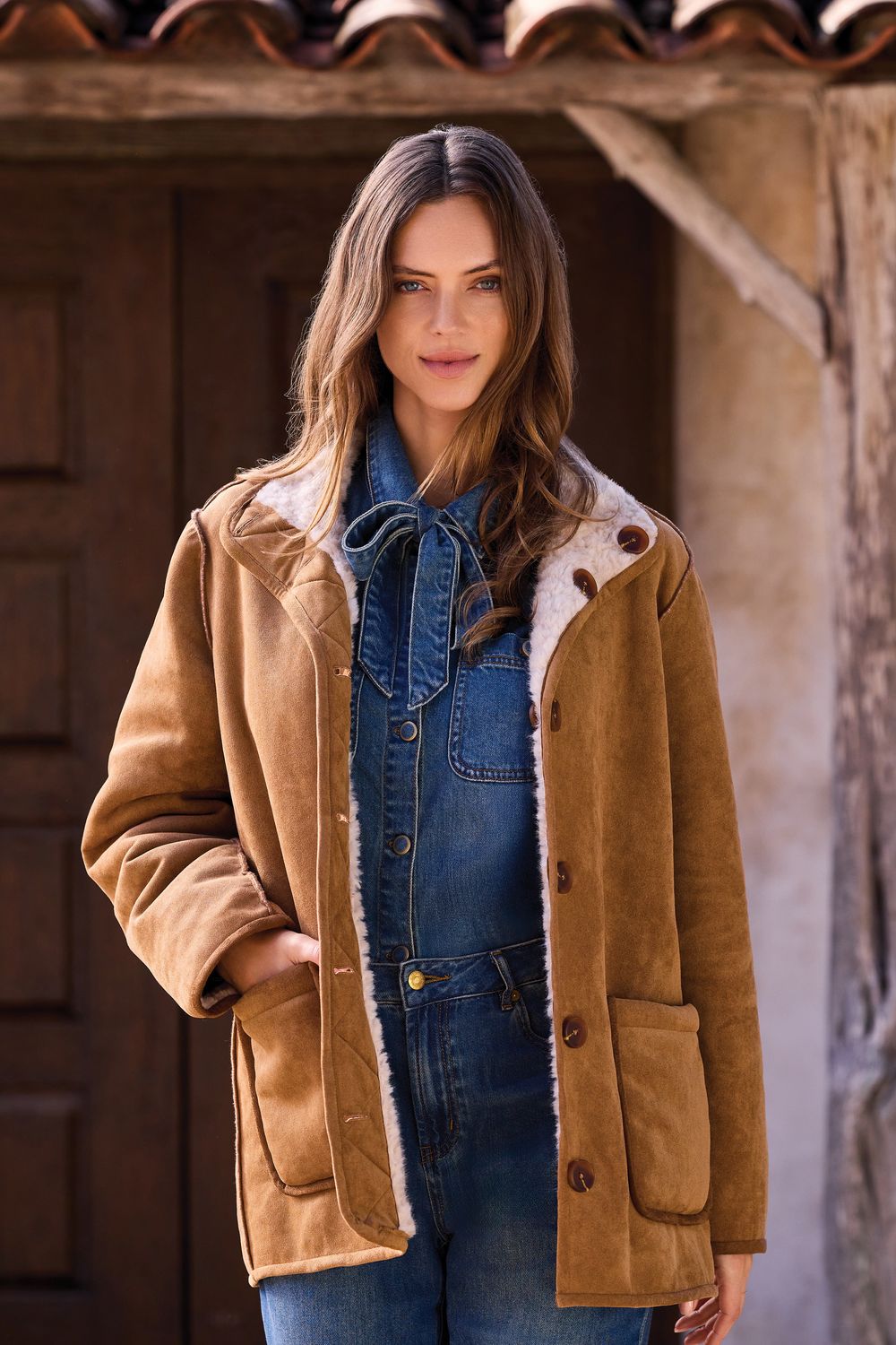 Tribal Walnut Reversible Coat Tribal Walnut Reversible Coat