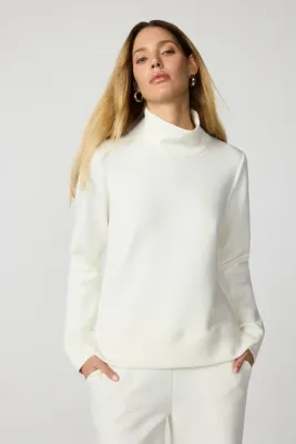 MPG Dreamweave Mock Neck Sweater Vanilla MPG Dreamweave Mock Neck Sweater Vanilla