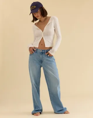 Daze 2K Mid Rise Relaxed Baggy Pulse