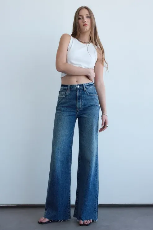 Daze Far Out High Rise Wide Leg Stunner