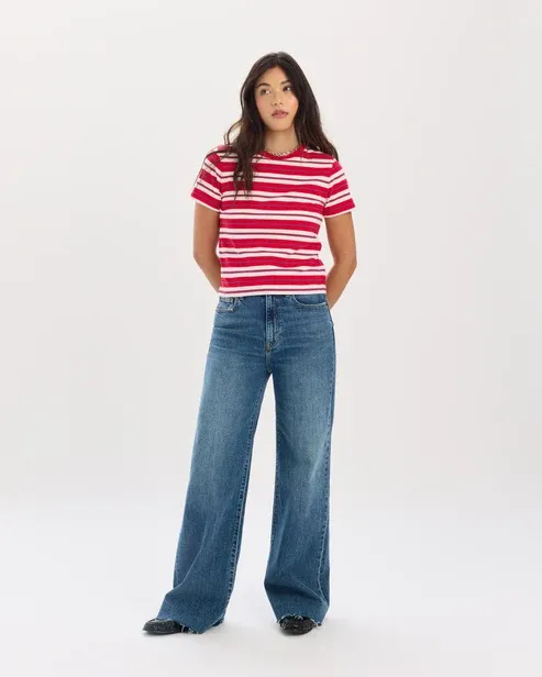 Daze Far Out High Rise Wide Leg Stunner