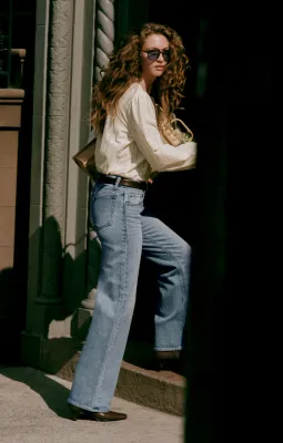 Z Supply The Stunner Mid Rise Wide Leg Downtown