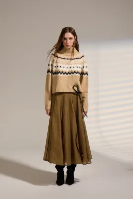 Deluc Cinnamon Turtleneck Sweater