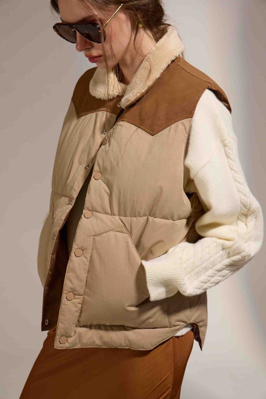 Deluc Morrison Camel Combined Vest