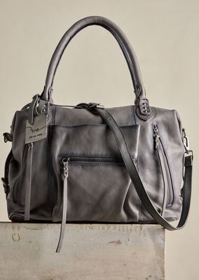 Free People WTF Emerson Tote Gravel Rock