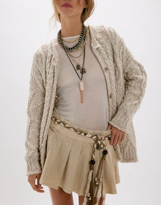 Free People Opal Cardigan Tea