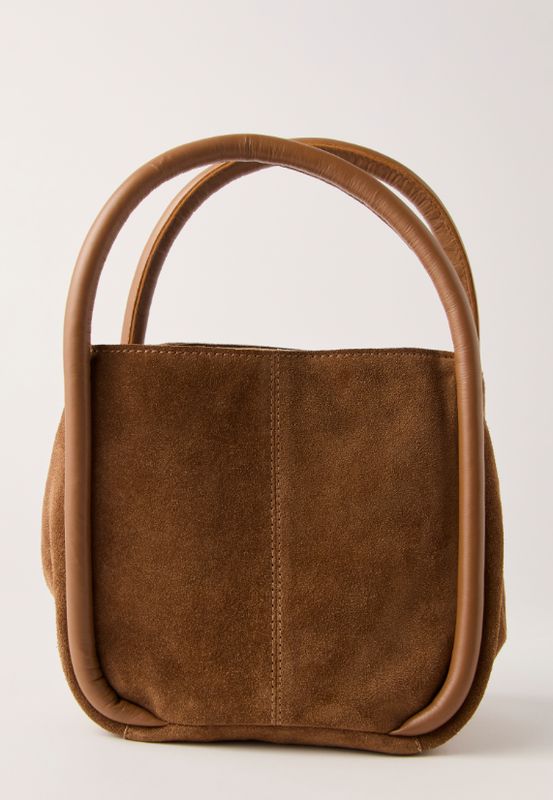 Free People Barlow Bucket Cognac