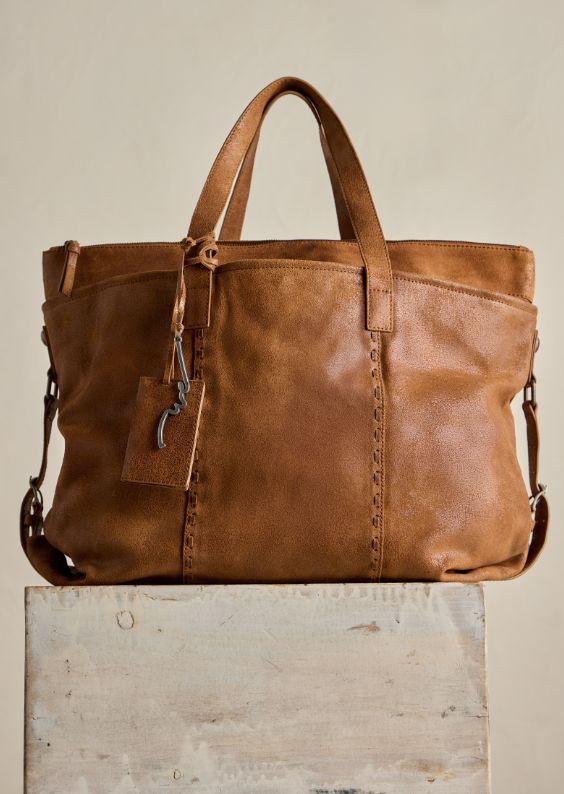Free People WTF Hollis Tote Cognac