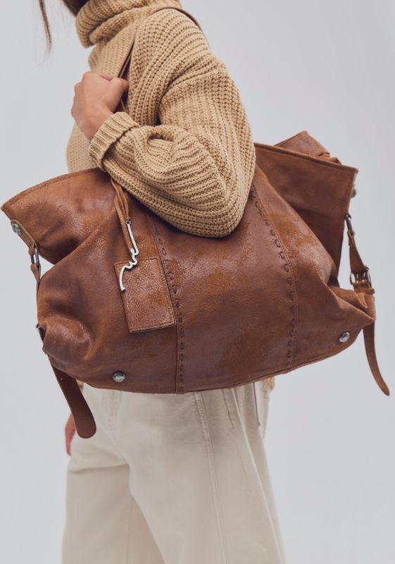Free People WTF Hollis Tote Cognac