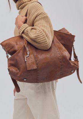 Free People WTF Hollis Tote Cognac
