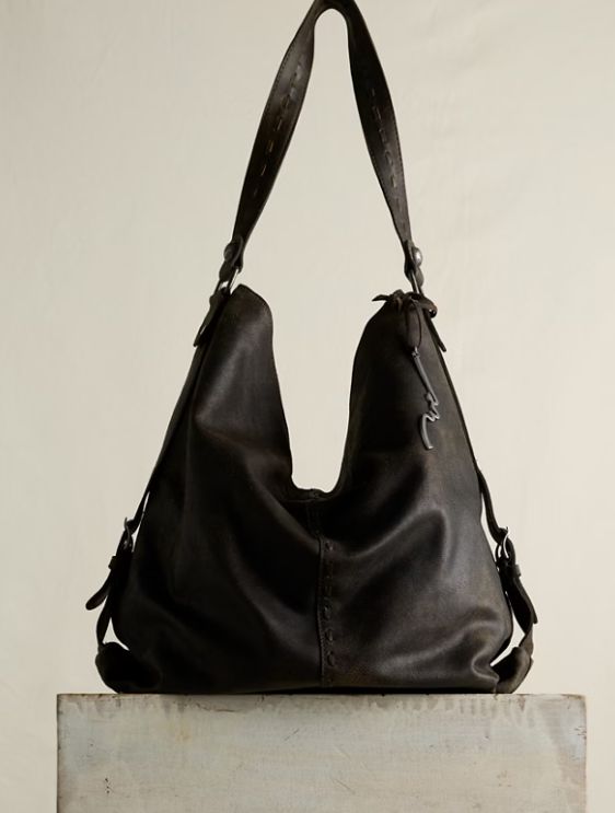 Free People WTF Dallas Distressed Lea Carbon