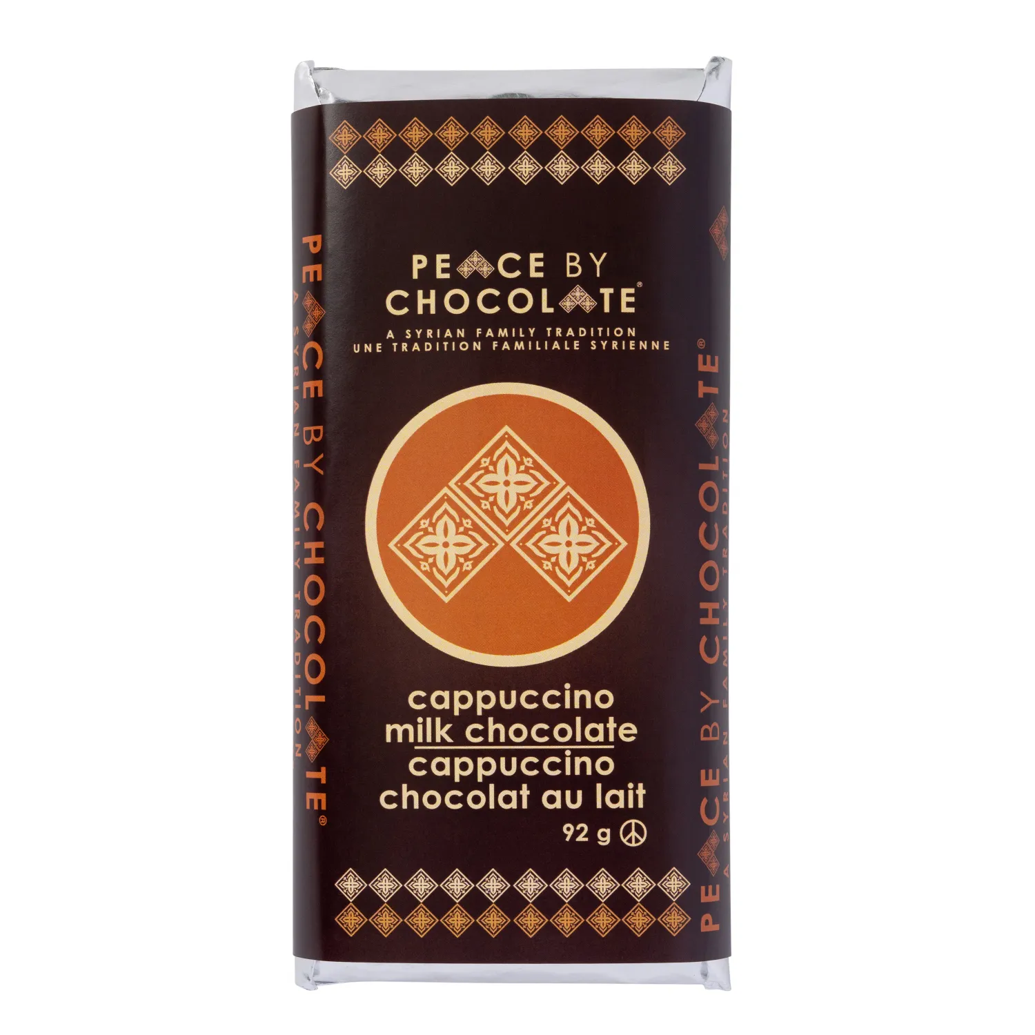 Peace by Chocolate Bar Simply Cappucino Milk Chocolate