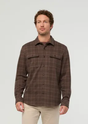 DUER Performance Flannel Overshirt Stout Plaid DUER Performance Flannel Overshirt Stout Plaid