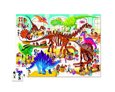Crocodile Creek Day At The Dinosaur Museum 48pc