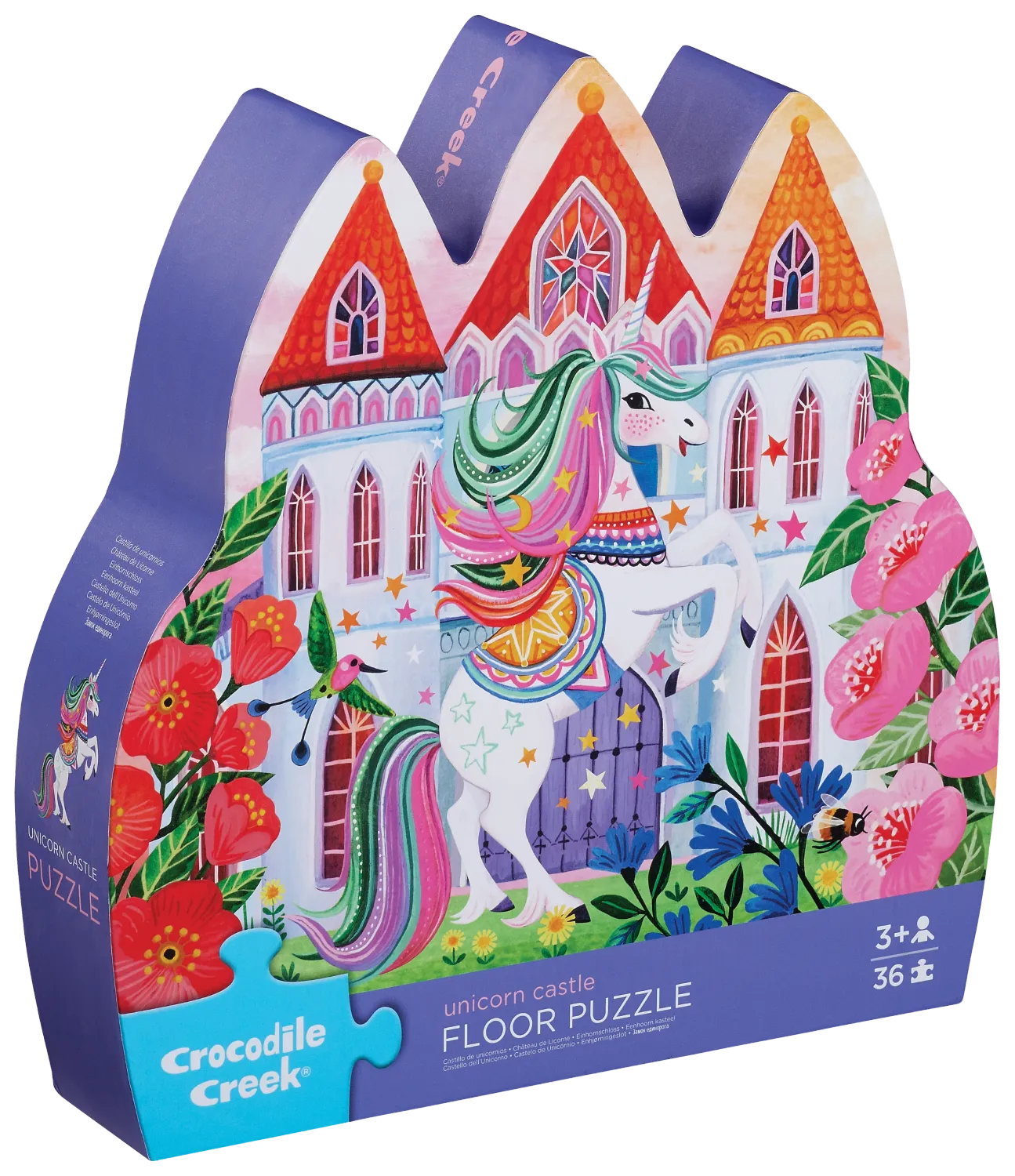 Crocodile Creek Floor Puzzle Unicorn Castle 36pc