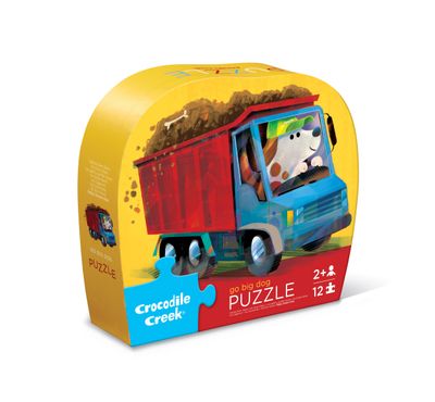 Crocodile Creek Mini Puzzle Go Big Dog 12pc