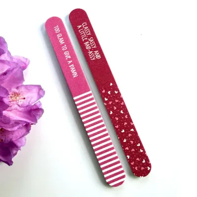 Peace Love &amp; Sarcasm Nail File Set Sassy &amp; Unstoppable