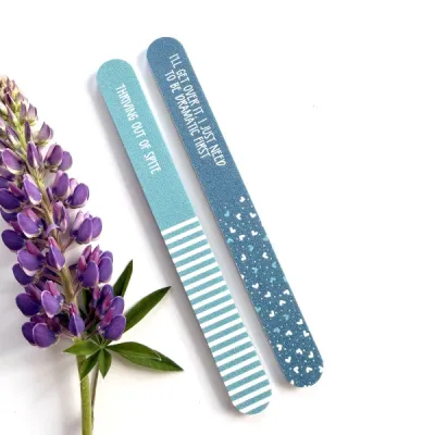 Peace Love &amp; Sarcasm Nail File Set Drama &amp; Determination