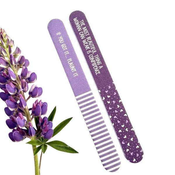 Peace Love &amp; Sarcasm Nail File Set Charm &amp; Confidence