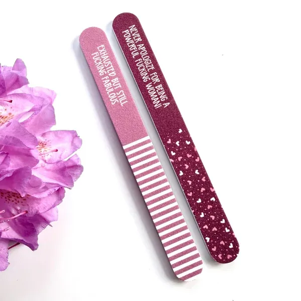 Peace Love &amp; Sarcasm Nail File Set Fearless &amp; Fabulous