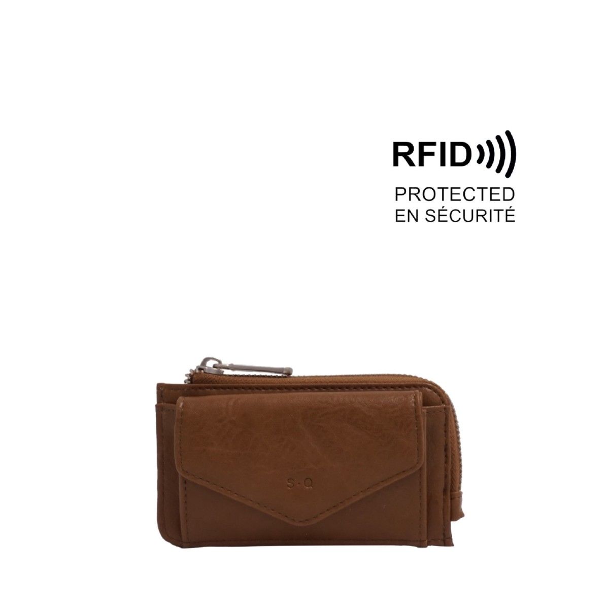 SQ Evelyn Wallet Brown