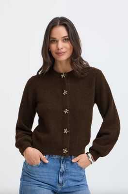 B. Young BYOmea Deco Cardigan Java Melange