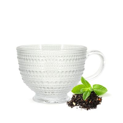 CH'A Footed Swiss Dot Mug CH'A Footed Swiss Dot Mug