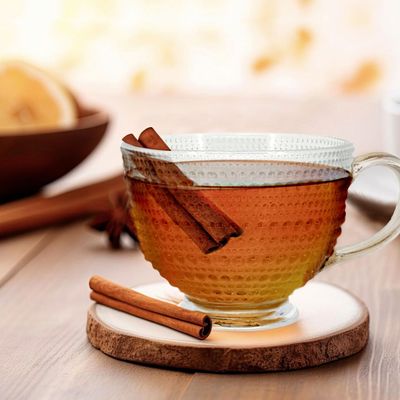 CH'A Footed Swiss Dot Mug