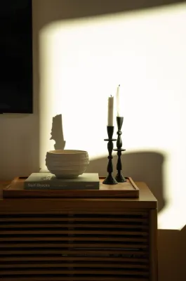 Indaba Imani Candle Holder Black Medium