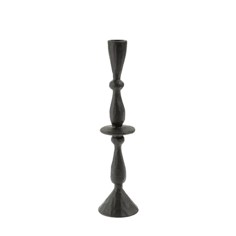 Indaba Imani Candle Holder Black Medium Indaba Imani Candle Holder Black Medium