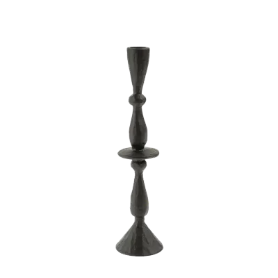 Indaba Imani Candle Holder Black Medium Indaba Imani Candle Holder Black Medium