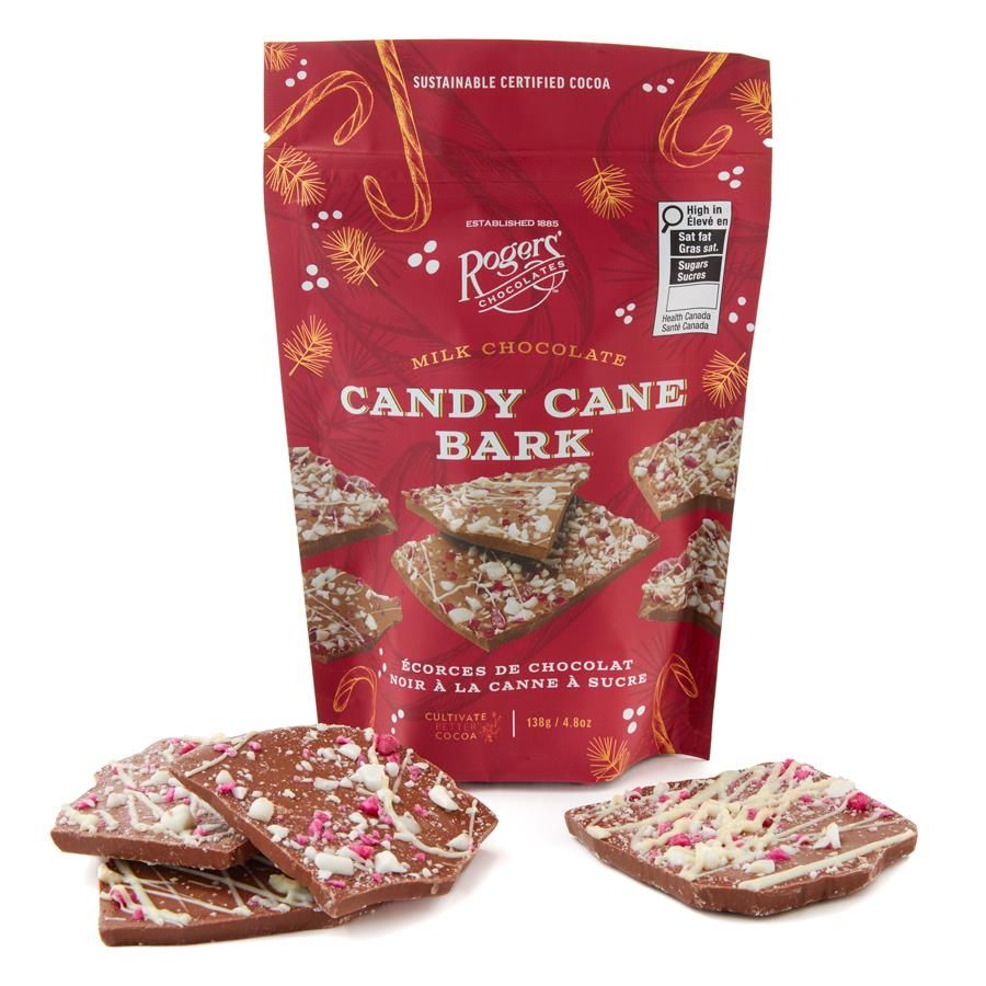 Rogers' Milk Chocolate Candy Cane Bark