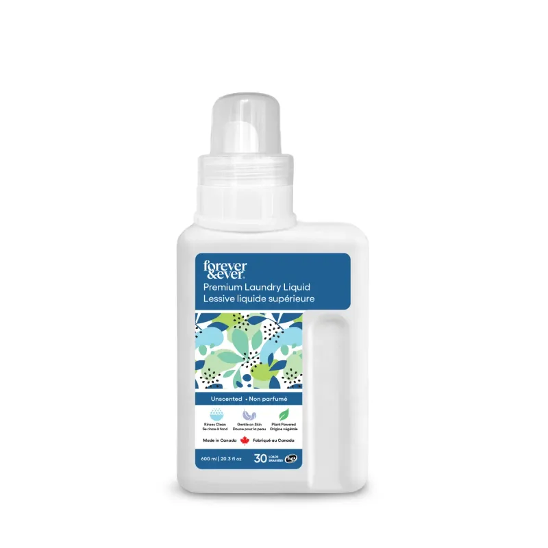Forever &amp; Ever Laundry Detergent Liquid Unscented 600mL