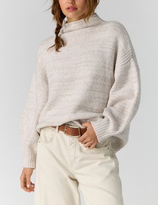 Free People Beaumont Tunic Feather Grey Melange Free People Beaumont Tunic Feather Grey Melange