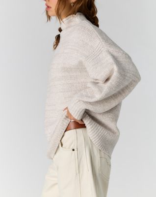 Free People Beaumont Tunic Feather Grey Melange